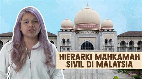 Tanggal 22 jun 2017, mahkamah jenayah khas pertama di malaysia dan asia tenggara ini telah dirasmikan oleh yang amat berhormat perdana menteri. Hierarki Mahkamah Sivil di Malaysia - YouTube