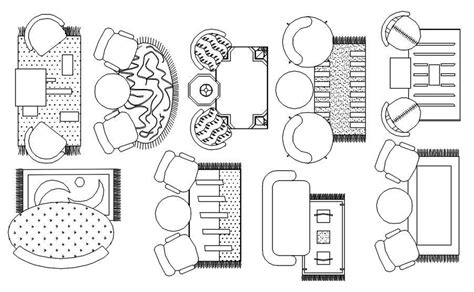 Balcony Sitting Arrangement 2d Cad Blocks In Autocad Dwg File Cadbull