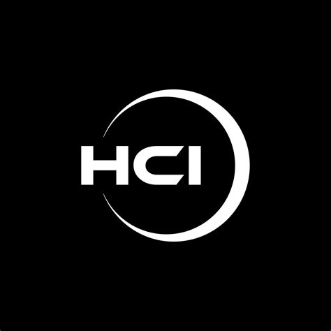 Hci Letter Logo Design In Illustration Vector Logo Calligraphy