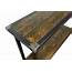 Industrial Metal And Wood Entry Table  Four Corner Furniture Bozeman MT