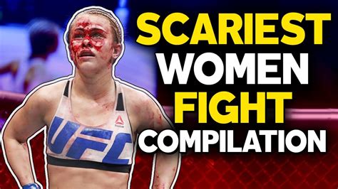 Top Best Female Knockouts In Mma Scariest Women Fight Compilation Youtube