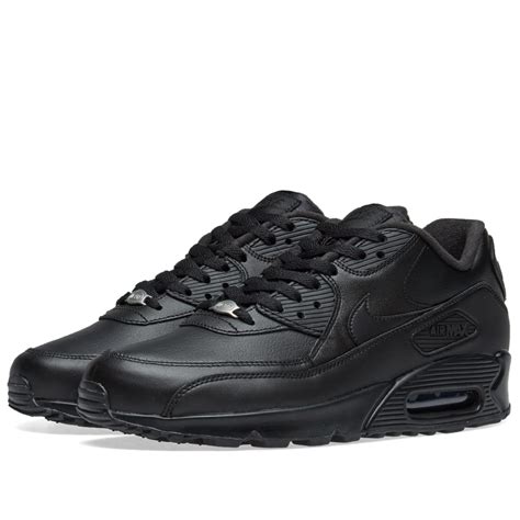 Nike Air Max 90 All Black Leathersave Up To 17