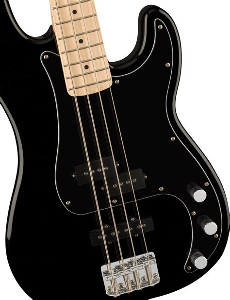 Squier Affinity Precision Bass Pj In Black Andertons Music Co