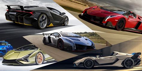 The 10 Coolest Lamborghini Limited Editions One Offs And Concepts