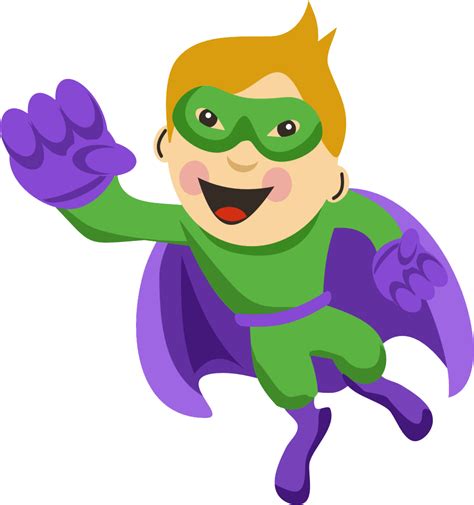 Kids With Superheroes Costumes Clip Art Oh My Fiesta