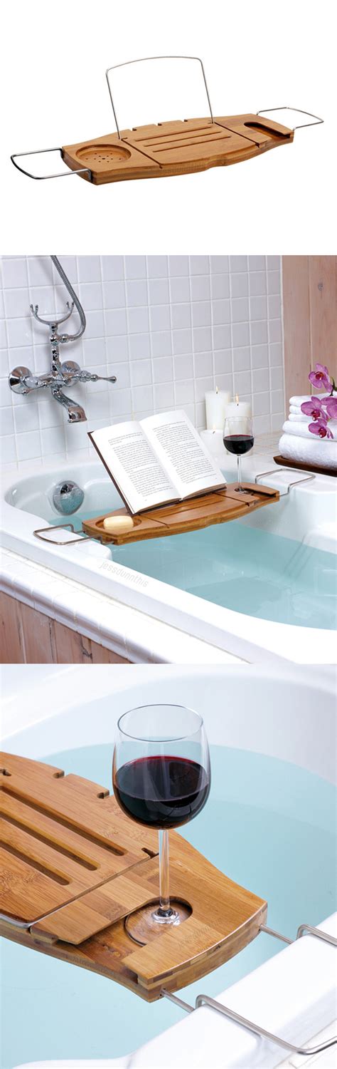 Our work is affordable, efficient, and professional. Bath tub caddy with wine glass holder - ultimate brilliant ...