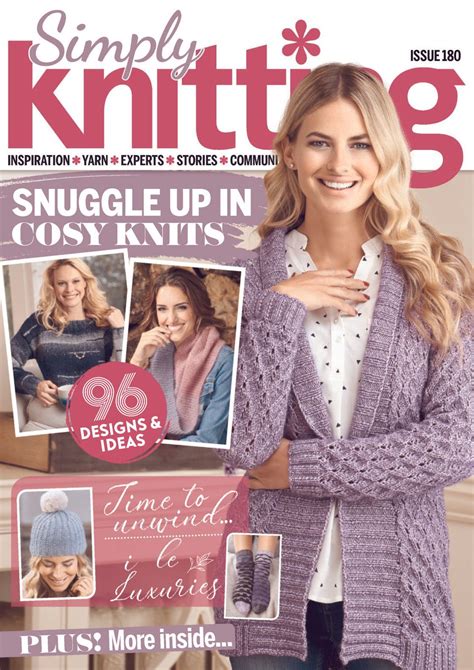Simply Knitting Issue 180 Magazine Get Your Digital Subscription