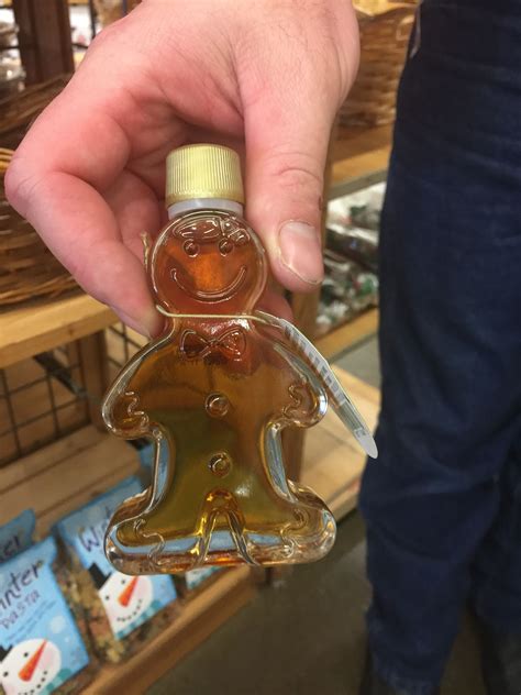 Gingerbread Man Maple 🍁 Syrup From World Market World Market Holiday Time Gingerbread Man