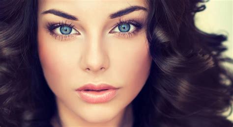 Breathtaking Beauty Alert Brown Hair Dark Blue Eyes Unveiling The Mesmerizing Allure