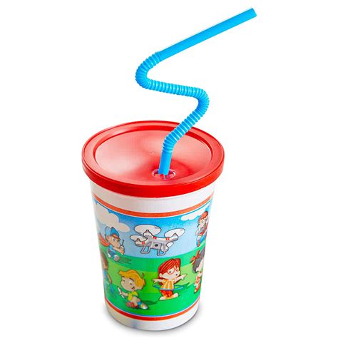 Drinking Cup With Lid And Straw Captions Profile
