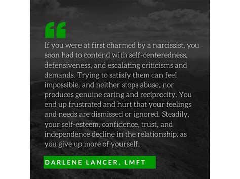 Much of their time is spent learning how to, and becoming better at, impressing however, that doesn't really tell you much. Dealing with a Narcissist: An Interview with Darlene ...