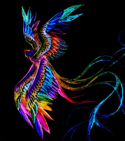 Rainbow Reverse Phoenix By Regalchaos On Deviantart
