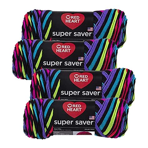 Scarf Best Red Heart Neon Stripes Scarf