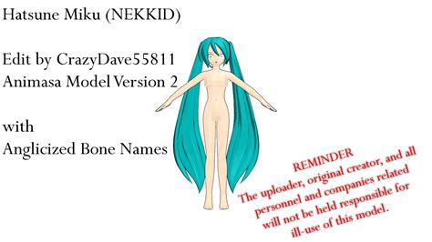 DL Hatsune Miku NEKKID By CrazyDave55811 On DeviantArt