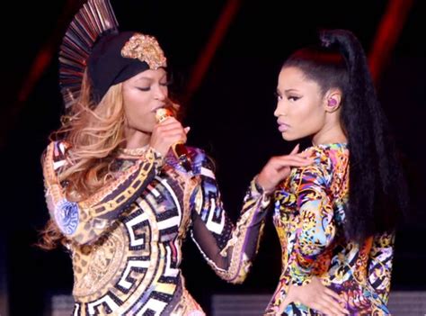You Mad Lil Kim Beyoncé And Nicki Minaj Get “flawless” In New Music Video