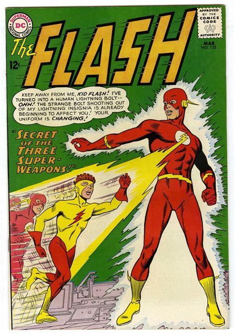 The Flash 135 Dc 1963 Flash Comic Book Dc Comic Books Comic Book