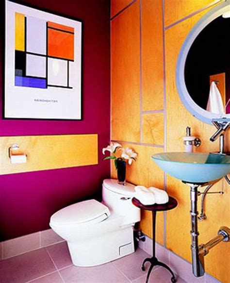 In our top trends for bathrooms article we stated that darker tones were starting to pick up and that it would continue to gain popularity. Pop Art Bathroom Decoration | Bathroom colors, Bathroom ...