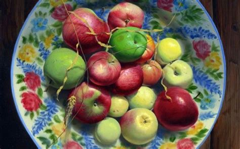 Hyper Realistic Still Life Oil Paintings By Alexei Antonov Fruit