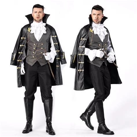 New Medieval Court Earl Halloween Cosplay Costumes For Men Party Fancy Dress Masquerade Costume