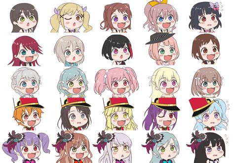 I Made A Collage To Celebrate The Completion Of The Bandori Ohayou