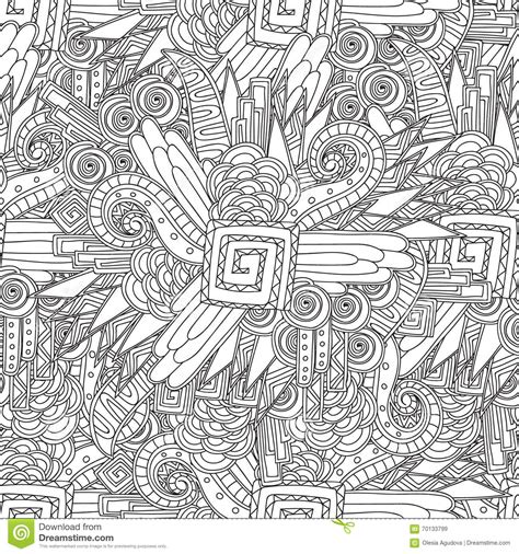 Printable coloring pages are also included if you prefer to color with paper and crayons. Seamless Black And White Geometric Pattern. Coloring Page ...