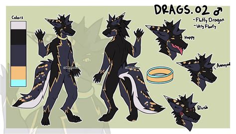 Dragon Reference Sheet Done For Drags02 On Twitter Rfurry