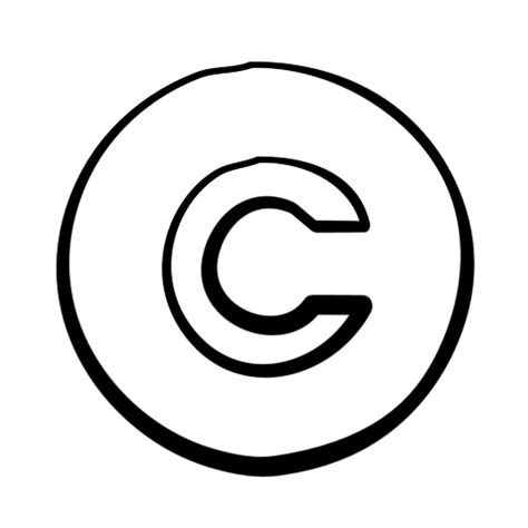 Copyright Logo White Png Free Png Image