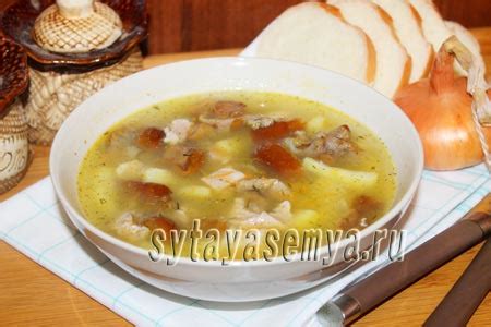 Суп с грибами и мясом. Рецепт грибного супа с мясом