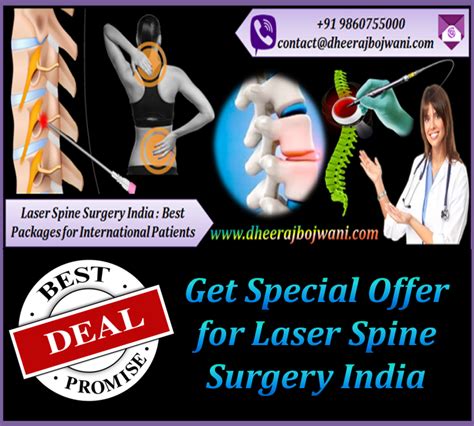 Laser Spine Surgery India With Dheeraj Bojwani Group Offers Best