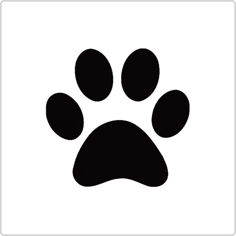 Free Dog Paw Print Stencil Download Free Clip Art Free Clip Art On