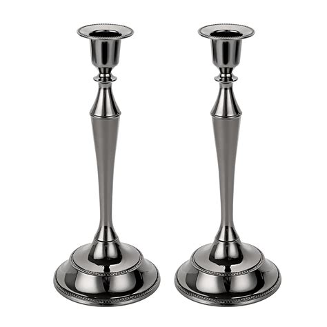 Buy Ownmy Set Of 2 Candlesticks Holders Taper Candle Holders Metal