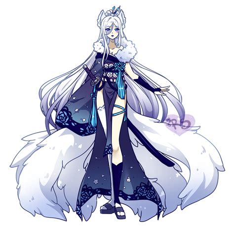 Kitsune Fantasy Character Design Character Design Inspiration