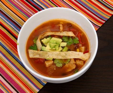 Receta De Sopa De Tortilla O Sopa Azteca Comedera