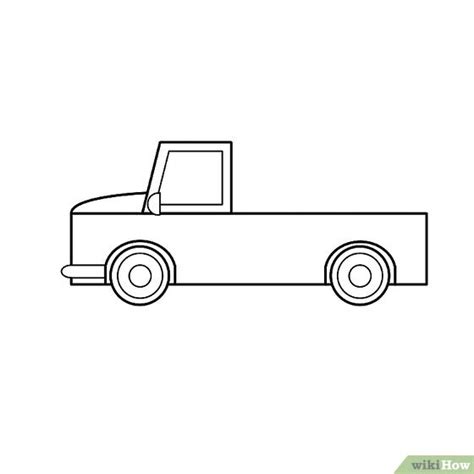 Cómo dibujar una camioneta 13 pasos con fotos