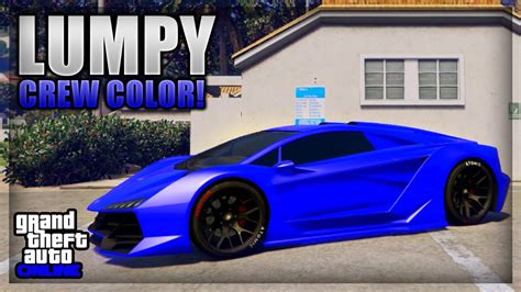 GTA 5 Online Modded Crew Color Showcase #6 "Lumpy Purple" - YouTube