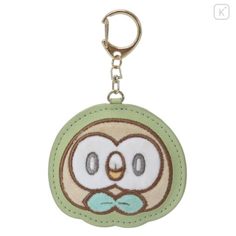 Japan Pokemon Craft Charm Keychain Rowlet Kawaii Limited