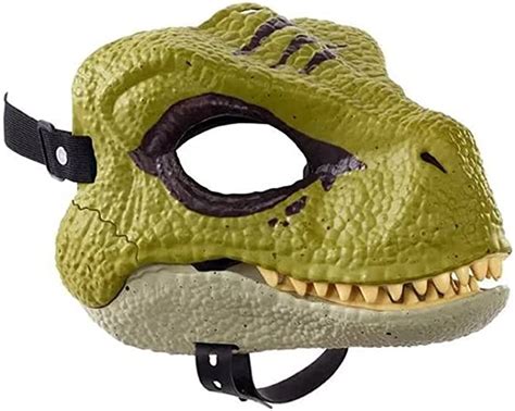 Jurassic World Velociraptor Mask Green Free Delivery