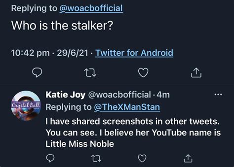 Wait Up So Babe Miss Noble Is The Stalker Today I Thought She Said It Was Nat All Along