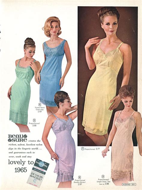 60s ‘daywear’ Hollywood Lingerie Retro Lingerie Vintage Slips Mode Vintage Vintage Diy
