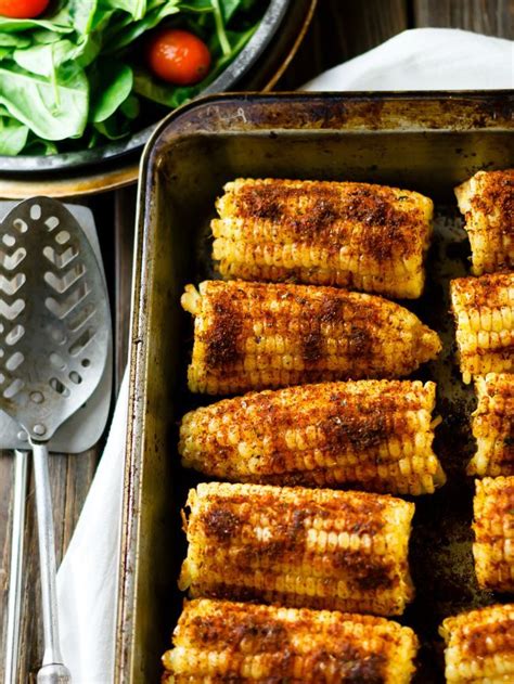 Australia has been on a total fire ban this summer due to bushfires, so using the bbq is a big no no. Oven Roasted Corn on the Cob | Recipe | Oven roasted corn ...