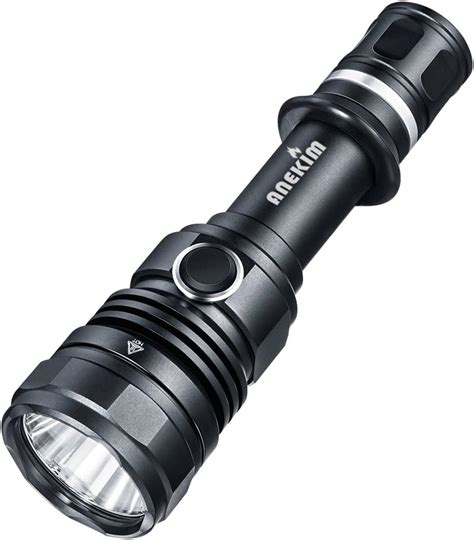 Anekim Led Lampe Torche Ultra Puissante Tactique De Lampes De Poche