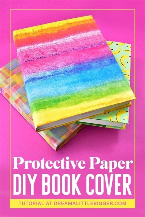 How To Make A Book Cover From Paper ⋆ Dream A Little Bigger