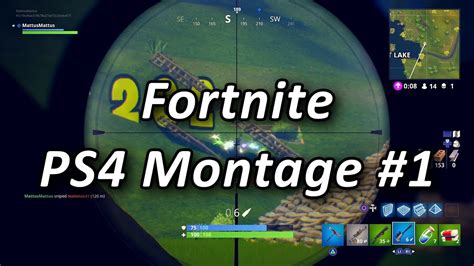 Fortnite Battle Royale Ps4 Montage 1 Youtube