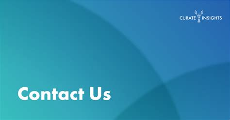 Contact Us Curate Insights