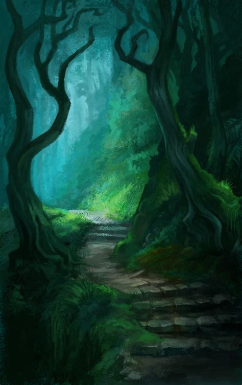 Artstation Forest Path