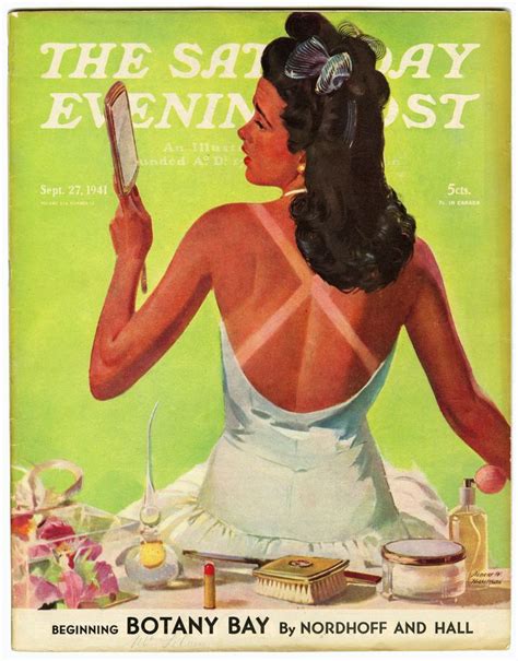 Beauty Time Travel Tan Lines In The S Saturday Evening Post