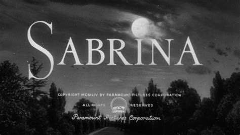 Sabrina Blu Ray Audrey Hepburn