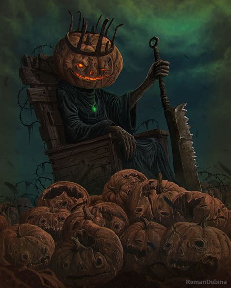 Pumpkin King By RomanDubina On DeviantArt Halloween Artwork Dark