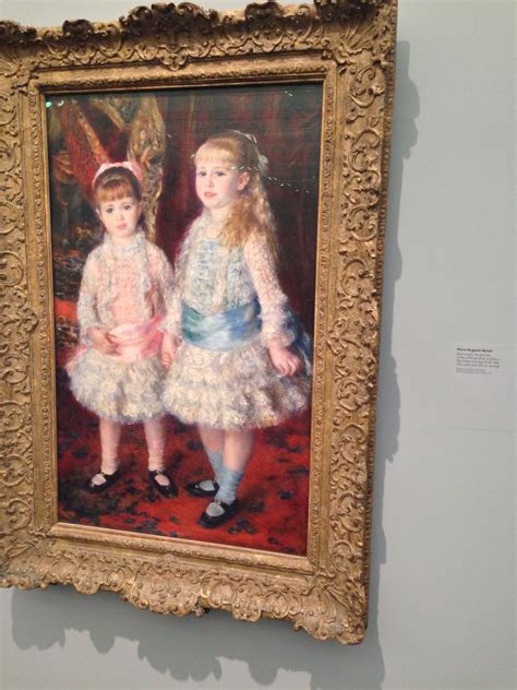 Pink And Blue The Cahen Danvers Girls By Pierre Auguste Renoir