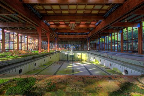 The Swimming Pool Of The Abandoned Grossingers Catskill Resort Hotel